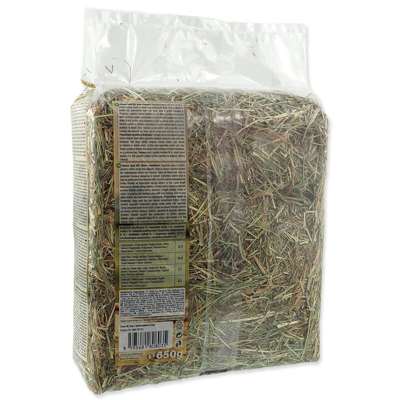 Nature Land Hay Seno s heřmánkem 0,65 kg 