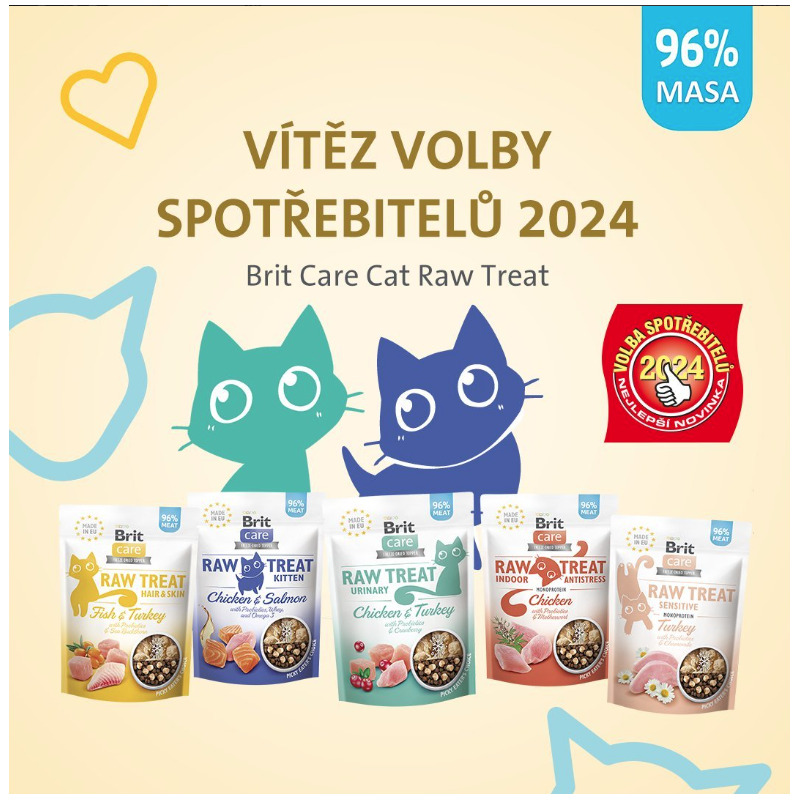 Brit Raw Treat Cat Sensitive 40 g 