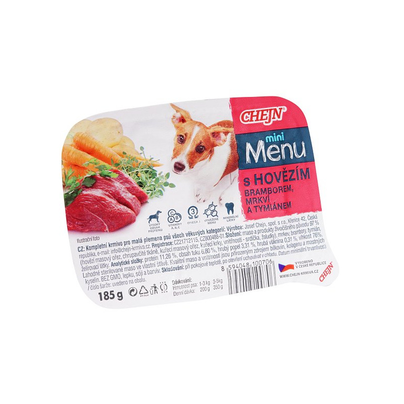 Chejn Mini Menu hovězí 185 g